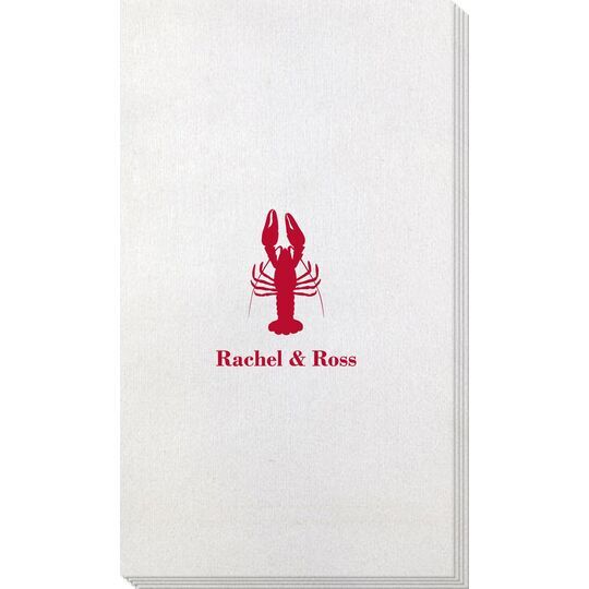 Maine Lobster Bamboo Luxe Guest Towels